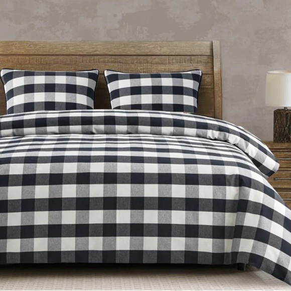 CAMILLE   Duvet Set Navy And White / Super King - Picture 14 of 17